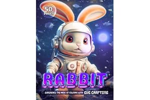 Rabbit Coloring Book for Adults: Coloring Pages with Relaxing Images of Rabbits, Hares, Bunnies. Cute Bunnies with Space Outfit in Outer Space Great ... & Stress Relief (EVE World Coloring Series)