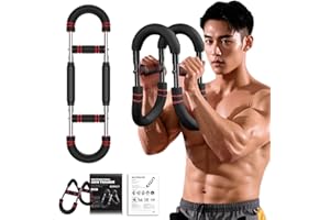 JevenFening U-Shape Twister Arm Exerciser. Adjustable Chest Expander. Biceps,Triceps,Shoulders,Back,Forearm and Inner Thigh Workout Equipment.Upper Body Strength Training