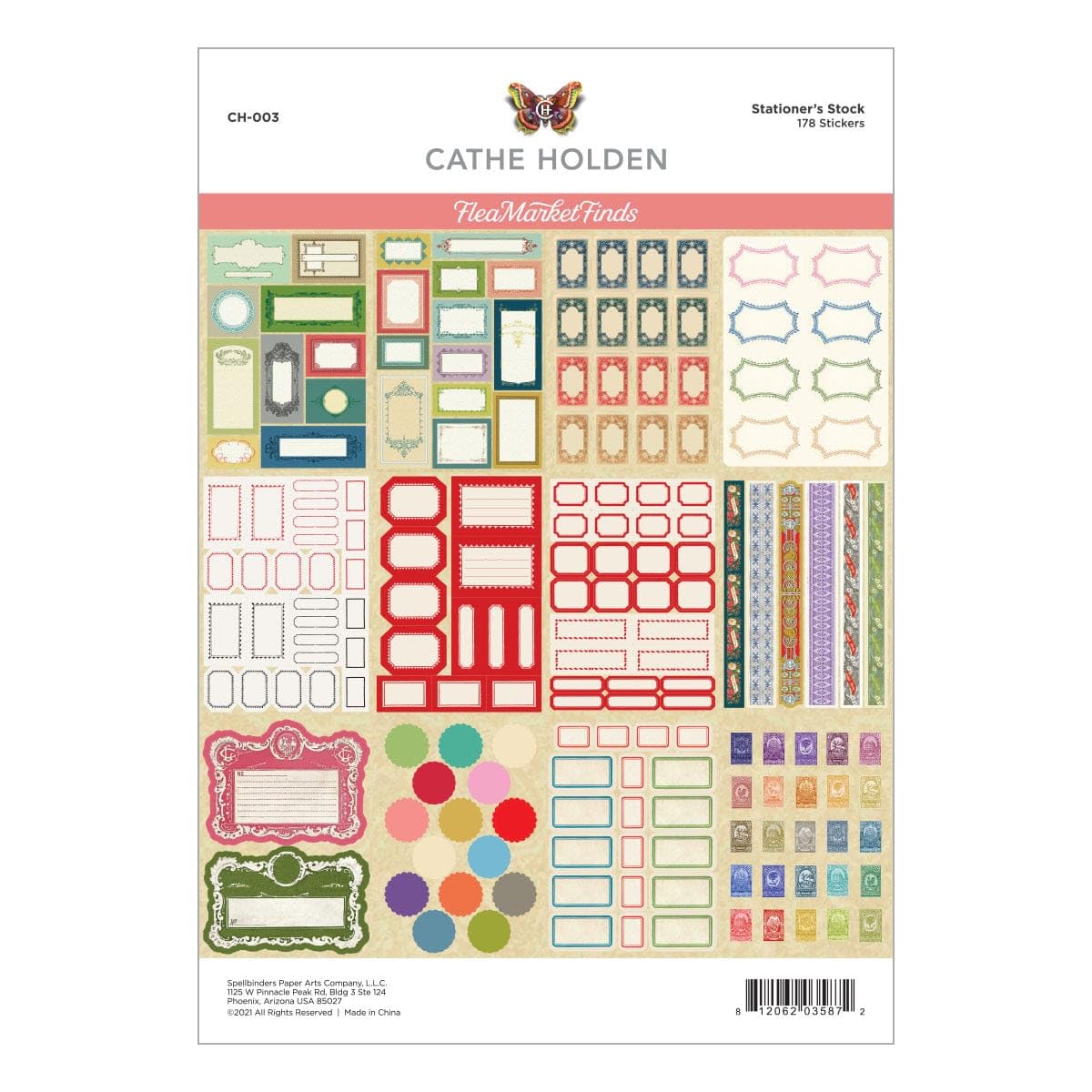 Spellbinders - Stationer's Stock- Flea Market Finds