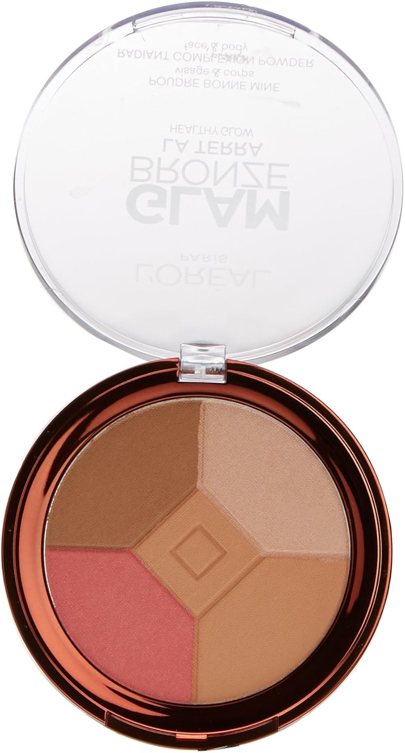 Poudre Bronzante Glam 01 Light Laguna - Effet Éclaircissant, Contrôle De L'Éclat