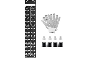 HZG Thread Checker, 28 Bolt and Nut Identifier Gauge Nut and Bolt Thread Checker (Metric & Standard), Bolt Size and Thread Gauge, Bolt and Nut Identifier Gauge with Inch and Centimeter Ruler