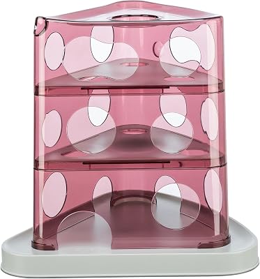 Juguete Interactivo para Gatos de Torre de Queso, Juguetes de enriquecimiento para Gatos de Interior, Rompecabezas Interactivo y estimulación Mental
