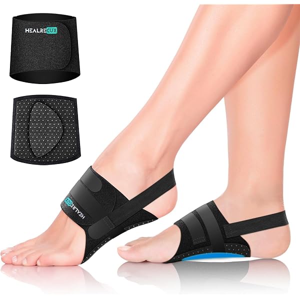 Compression Arch Support Sleeves For Plantar Fasciitis – 2 Pairs, Relief For Flat Feet, High Arches, Heel Pain (Black) - View #8