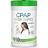 resplabs CPAP Mask Wipes - Unscented CPAP Mask Cleaner for Daily Use - Safe for All CPAP Masks, Nasal Masks, and Nasal Pillow