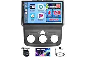4+64GB Android 15 Car Radio for Dodge Ram 1500 2500 3500 2013-2019 Wireless Carplay Android Auto, 9 Inch 1280 * 720P in-Cell 