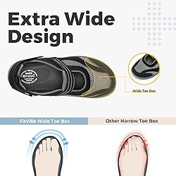 FitVille Diabetic Shoes for Women Extra Wide Width