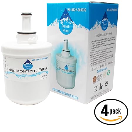 4 unidades de repuesto Samsung rfg297aars nevera filtro de agua ...