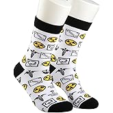 TOBGBE 2 Pairs X-Ray Tech Socks - Radiographer & Radiology Graduation Gift