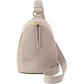 HOBO Fern Leather Hands-Free Sling Bag with Adjustable Strap, Fashionable Style, Room for Wallets and Essentials | Leather, Convertible, to Crossbody