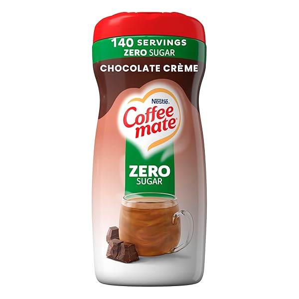 COFFEE-MATE SUGAR FREE CREAMY CHOCOLATE POWDERED COFFEE CREAMER,...