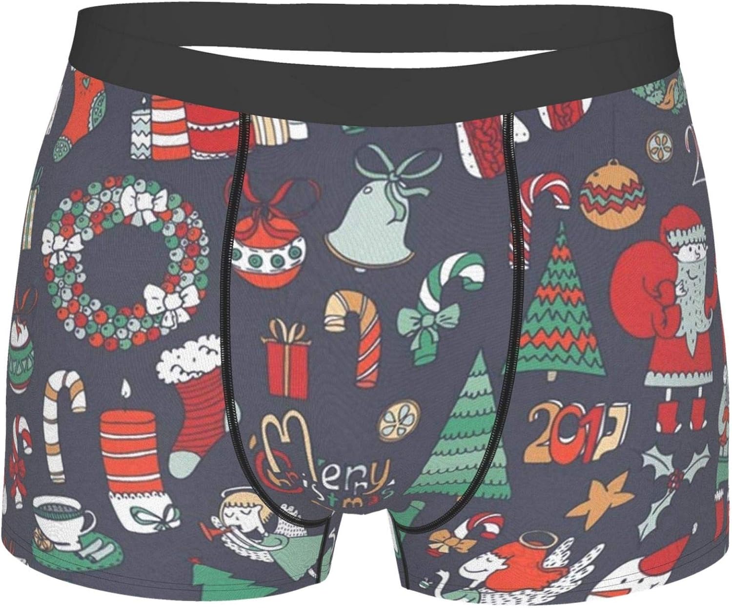 Ensemble de sousvêtements de Noël pour homme Boxer respirant et