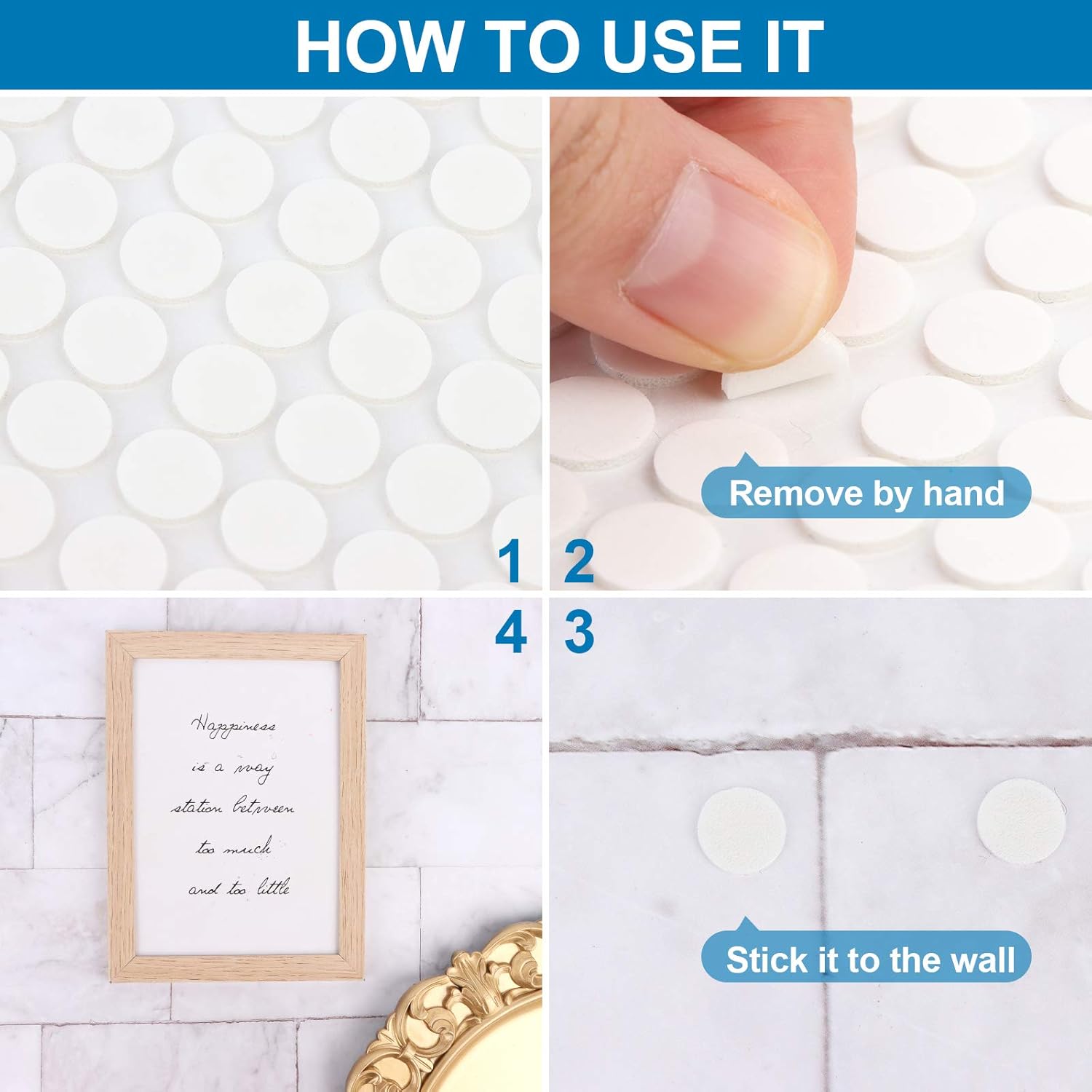 1000 Pcs Poster Putty Adhesive Putty Round Sticky Poster Tacky Putty