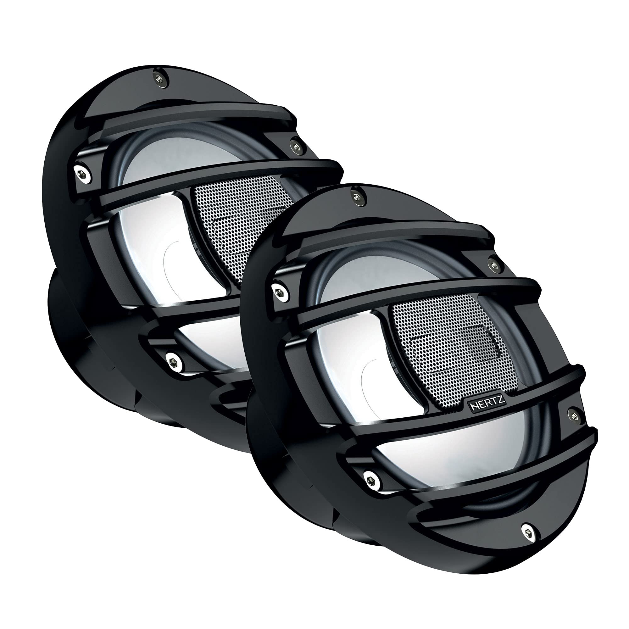 HERTZ 150W 6.5" HMX 6.5 S-LD RGB LED IP65 Marine Speakers - Black