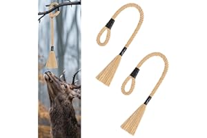 MJZ Deer Scent Rope,31 Inch Mock Scrape Rope Hanging Anywhere, Cotton Highly Absorbent Scent Rope for Deer Hunting Accessories