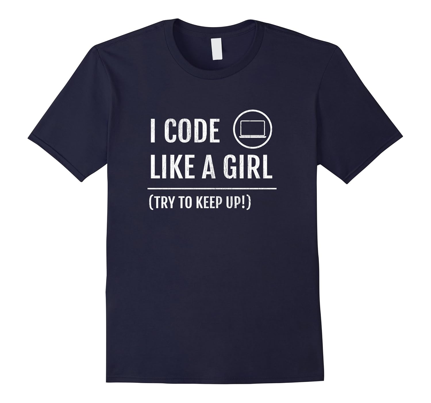 I Code Like a Girl T-shirt - Female Programmer Shirt-ANZ