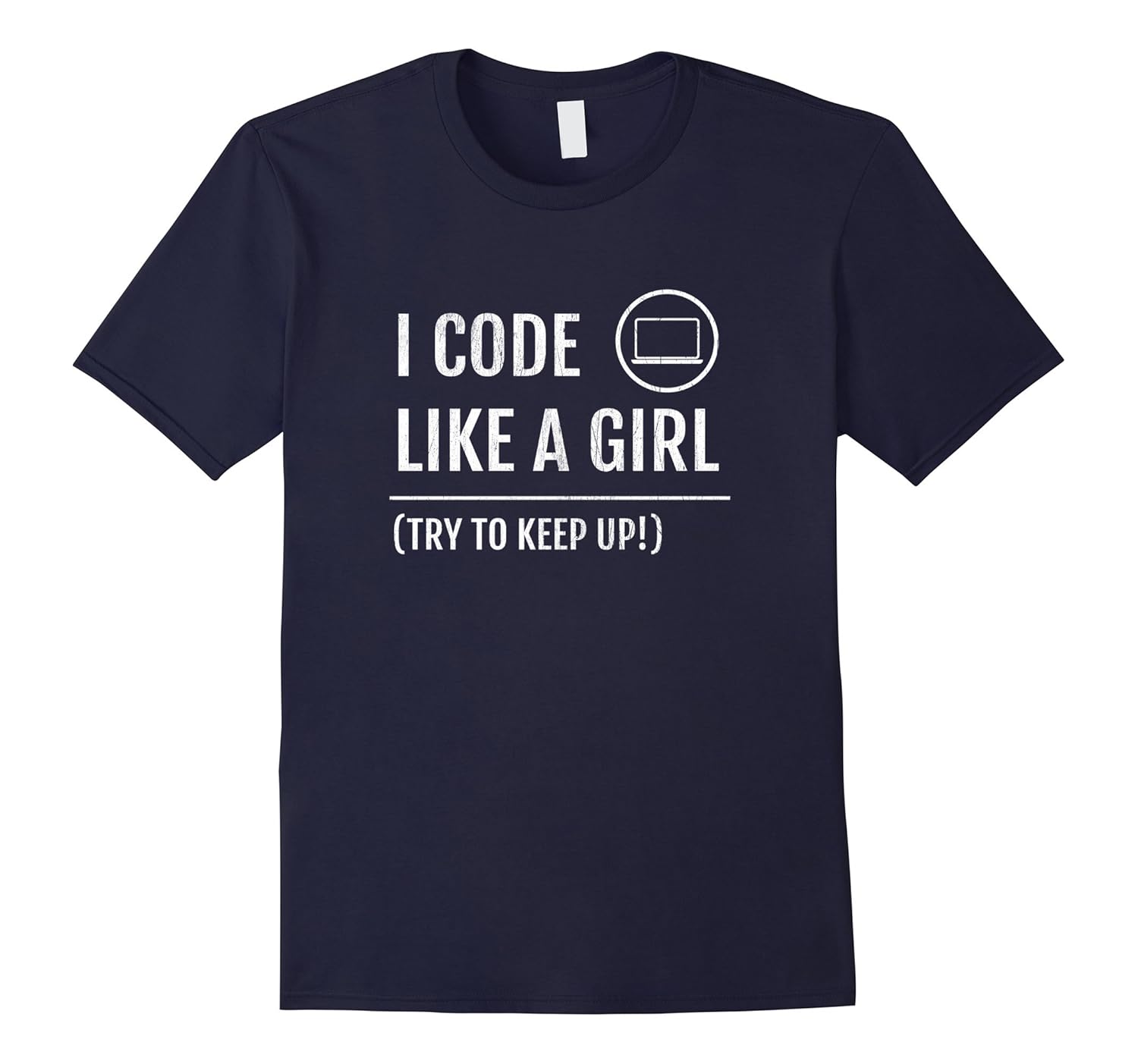 I Code Like a Girl T-shirt - Female Programmer Shirt-Rose