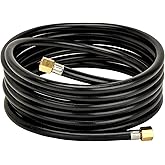 only fire 18Ft Propane Flexible Hose Assembly with Both 3/8" Female Flare for Most Gas Grill, Heater, Generator, and Fire Pit