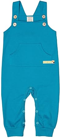 loud + proud Unisex Baby Latzhose Bio Baumwolle, GOTS Zertifiziert