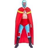 Mexican Wrestler Halloween Wrestling Costume Cosplay Deluxe Adult Complete Set