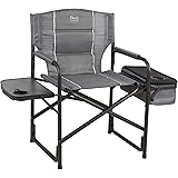 Amazon Com Coleman Outpost Breeze Portable Folding Deck Chair With Side Table Furniture Decor
