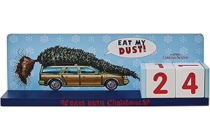 Department 56 National Lampoon's Christmas Vacation The Griswold Family Car Eat My Dust Advent Countdown Calendar, 3.75 Inch, Multicolor