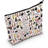 MEIKIUP TV Show Characters Cosmetic Bag Serena Blair Fans Gift Upper East Side TV Show Fans Gift (Work like Bag)