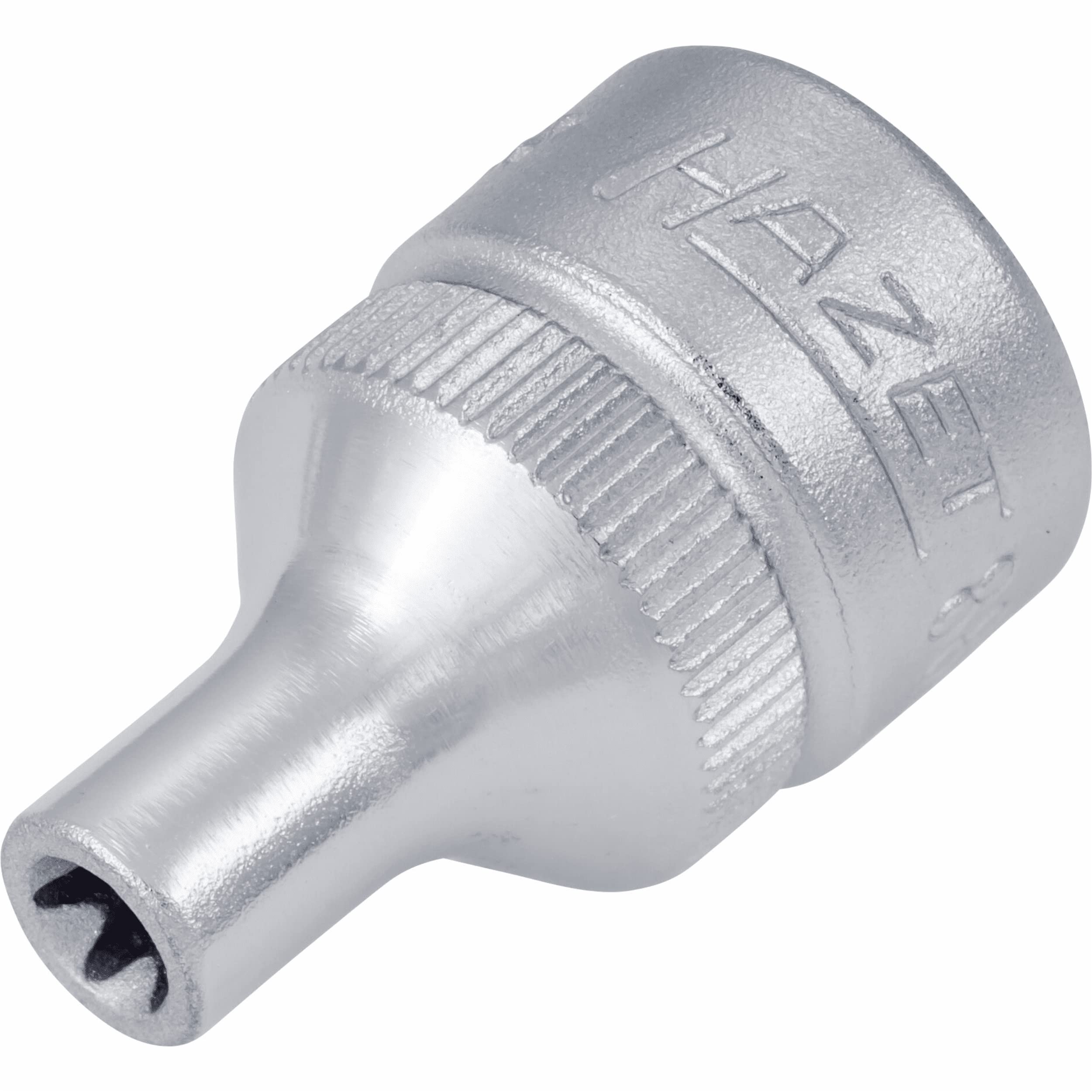 HAZET 880-E5 28 mm E 5 Torx Profile Socket - Chrome-Plated/Polished