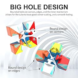 UUWEI 3x3x3 Speed Cube,Stickerless Magic