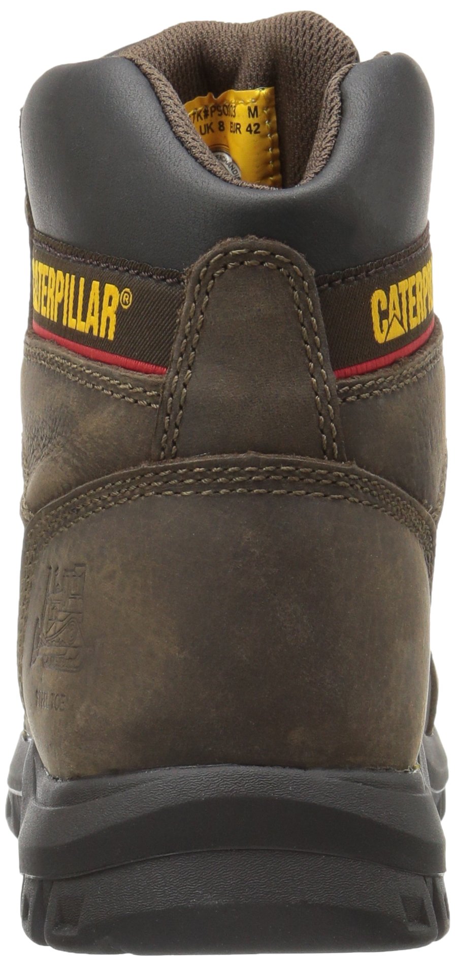 Caterpillar Men's Outline Steel Toe Work Boot, Seal Brown, 11.5 W US on