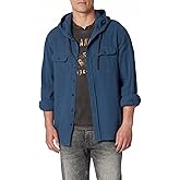 UNIONBAY mens Hughie Gauze Button-up Hoodie
