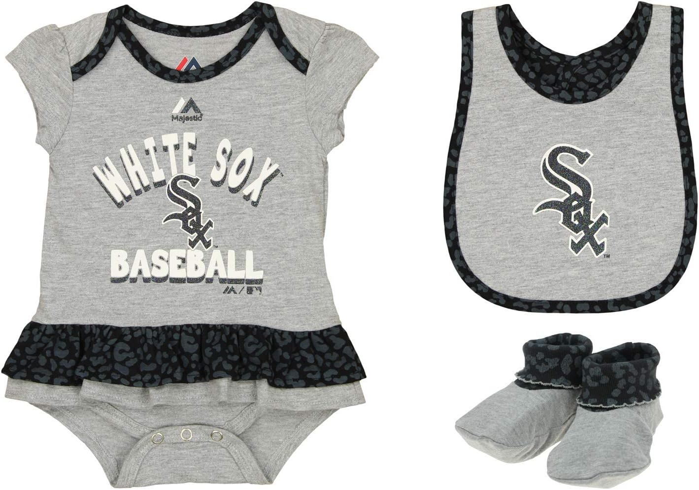 Outerstuff MLB Infants Wild Card Bib & Bootie Set, Team Variation: Sports & Outdoors