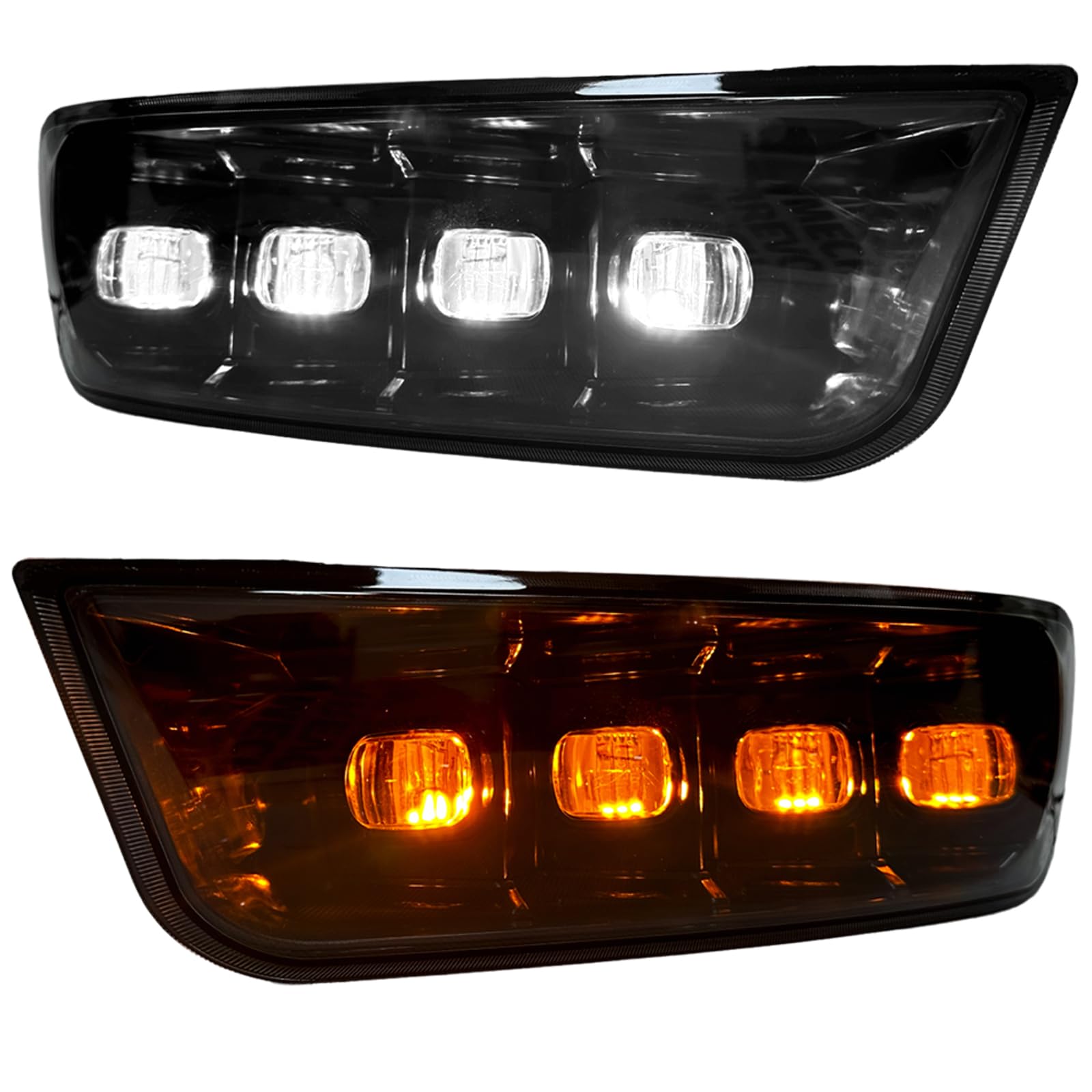 Photo 1 of KeeForthewin LED Headlights Fog Light Kit fit for Toyota 4Runner 2003 2004 2005 Accessories White Daytime Running Lights/DRL with Amber Turn Signal