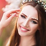 Siqian Pearl Stickers 330 Pcs Flat Back Hair Nails DIY Scrapbooking view 7
