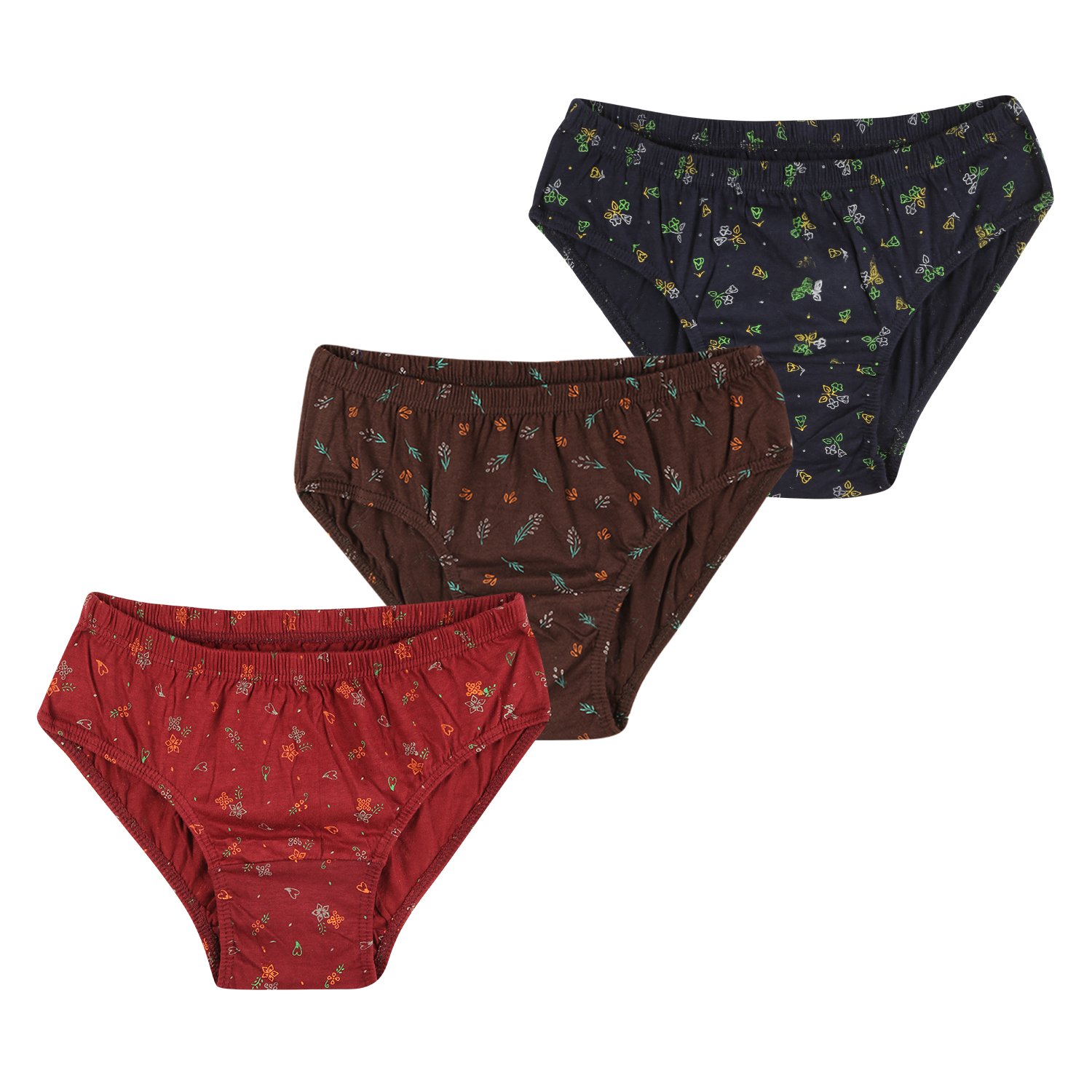 Buy VAISHNA Women's Cotton Printed Panty (Pack of 3) at Amazon.in