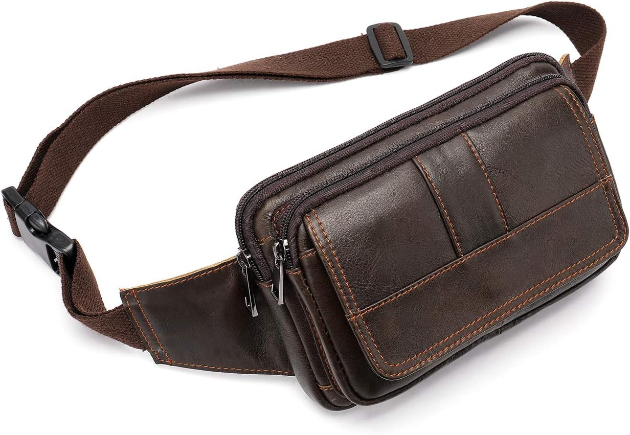 vintage leather fanny pack