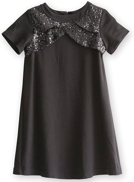 Amazon キャサリンコテージ Catherine Cottage子供服 フォーマル 結婚式 発表会 黒スパンコールワンピース Tak フォーマル 通販