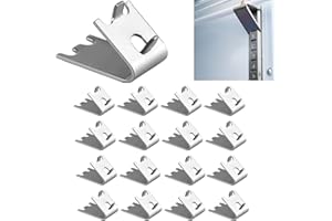 FCFEUE 16 Piece Set of 920158 Refrigerator Refrigerated Shelf Replacement Clip Brackets. Refrigerator Buckles. Refrigerator Freezer Brackets. Stainless Steel Hook Rack Clips