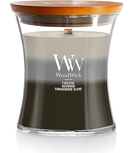 Amazon.com: WoodWick Large Hourglass Candle Hinoki Dahlia