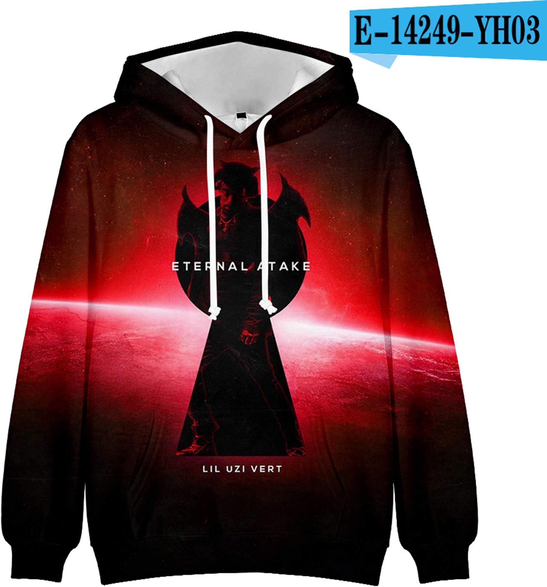SSUJ7 Unisex Lil-Uzi-Vert Hoodie Pullover Sweatshirt Sweater Hoodies for Youth Men and Women