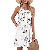 MISFAY Swimsuit Cover Up for Women 2026 Beach Dress Sleeveless Floral Summer Sundress