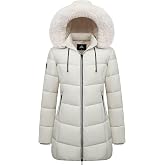 Women's Long Warm Winter Puffer Jacket Lightweight Fashions Down Coats | Winter Windproof Warm Waterproof Thicken Outerwear with Removable Hood