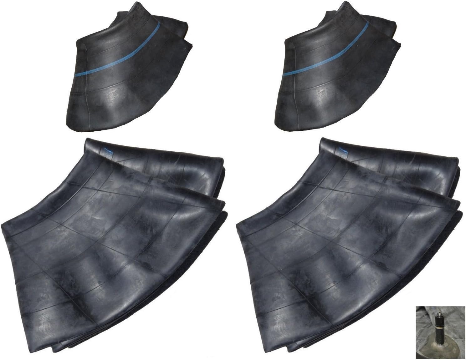 Set of 4 Lawn Mower Tire Inner Tubes TWO 15X6.006 Fronts