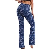 BUBBLELIME 29"/31"/33"/35"/37" High Waist Yoga Pants Tummy Control for Womens Bootcut Workout Flared Basic/Out Pockets