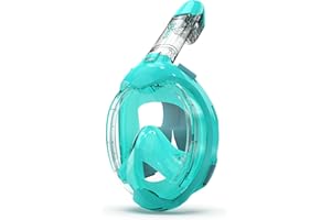 G2RISE Snorkel Set Kids Full Face Snorkeling Mask, Masque de plongée Enfant, 180 Degree Panoramic View, Anti-Fog &Anti-Leak
