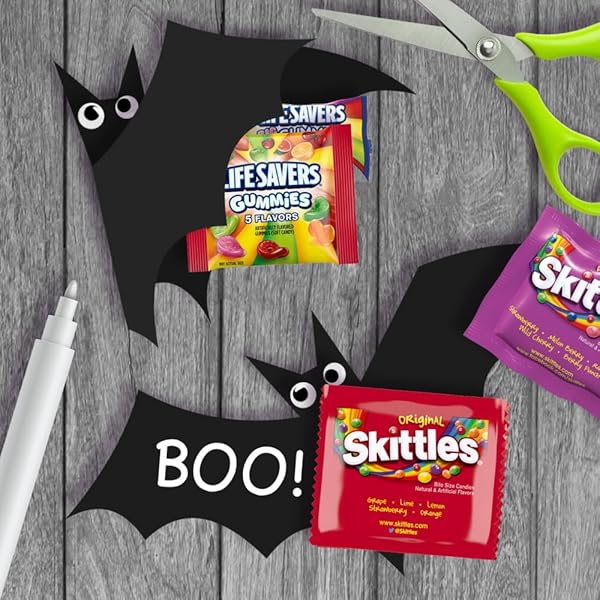 LIFE SAVERS GUMMIES & SKITTLES ORIGINAL & WILD BERRY VARIETY BAG, 35 PIECES