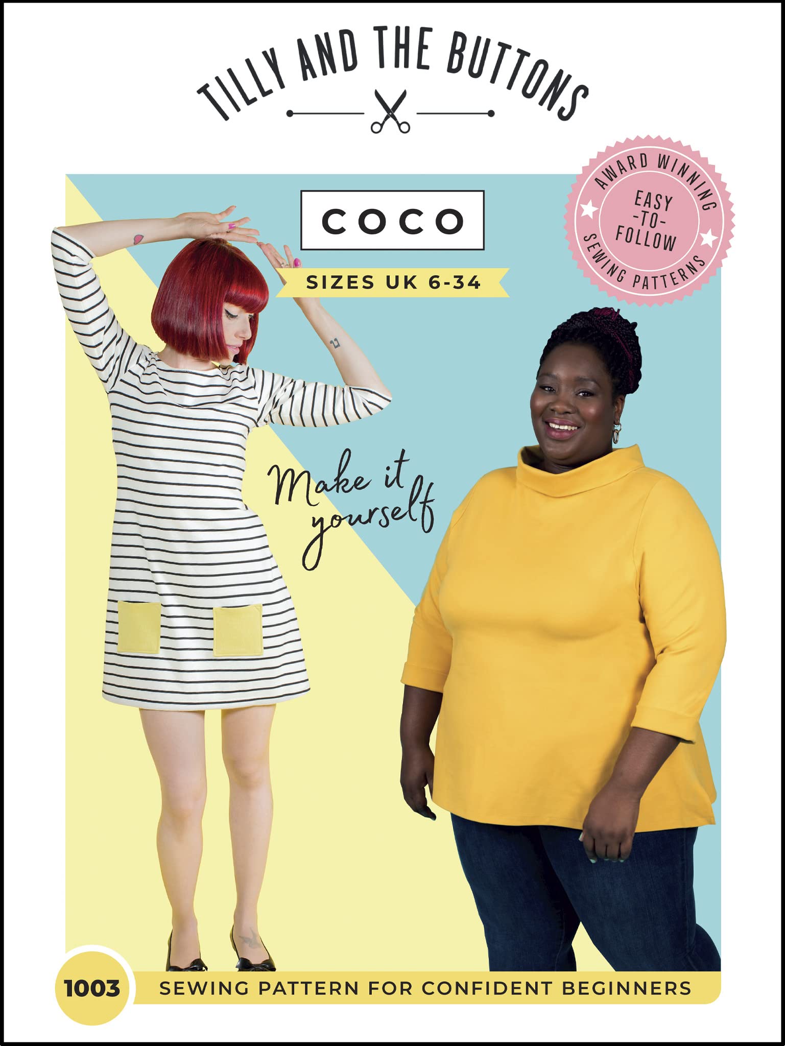 Tilly and the Buttons Coco Top + Dress Sewing Pattern UK 6-34