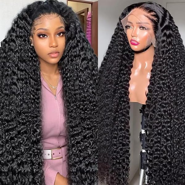 Amazon.com : QinMei 13x6 Lace Front Wigs Human Hair 30 Inch Deep