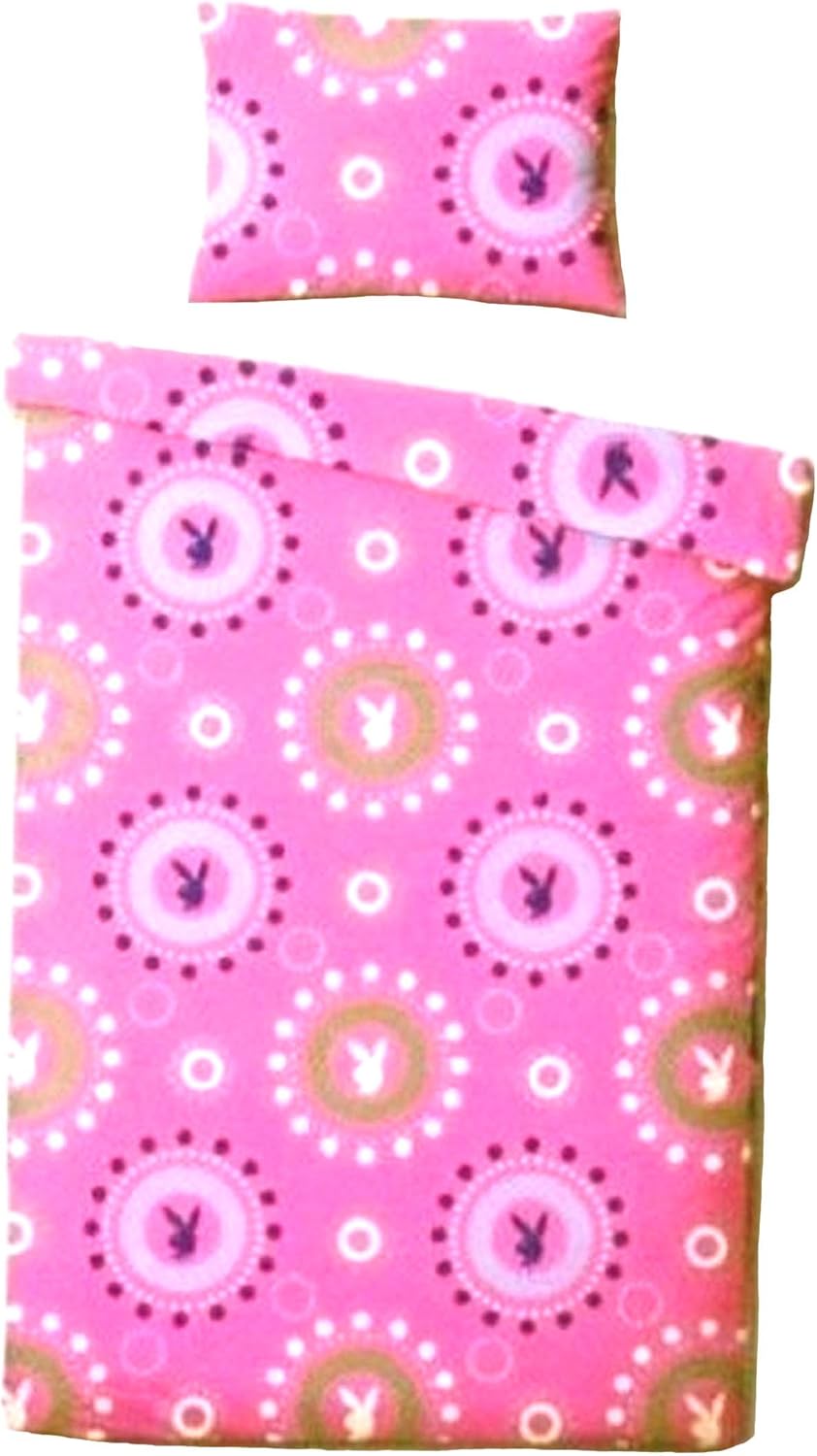 Amazon Com Other Single Bed Playboy Purple Bubbles Reversible