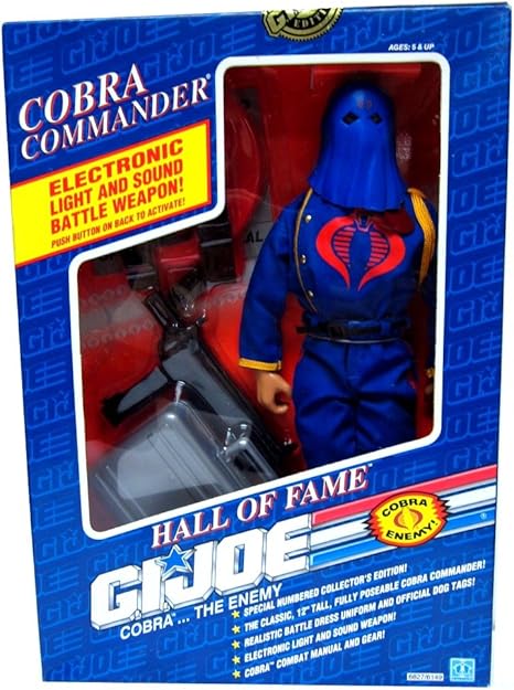 Amazon Com G I Joe Cobra Commander 12 Figure Hall Of Fame 1991