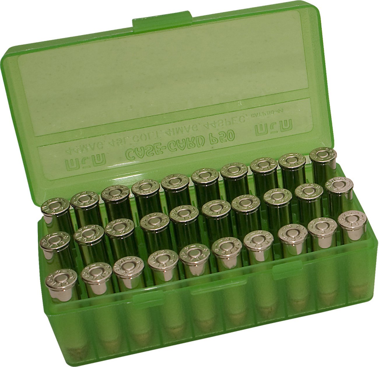 MTM 38/357 Cal 50 Round Flip-Top Ammo Box